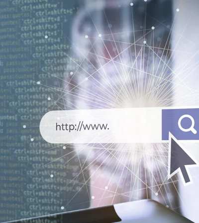 Barra de búsqueda para navegación web